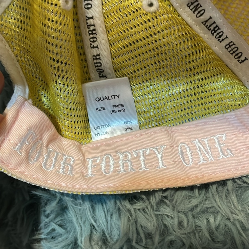 4.41 Yellow Dot Trucker Hat - Picture 5 of 8